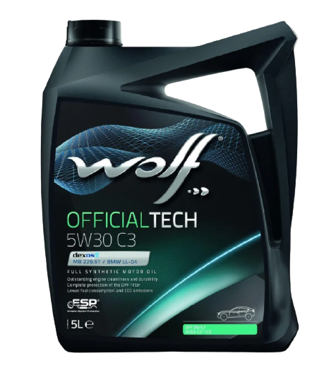Моторное масло Wolf OfficialTech 5W-30 C3, 5л 